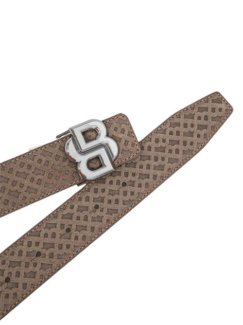 Cintura tortora in pelle Hugo Boss | 50542198261